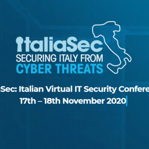 ItaliaSec Virtual IT Security Conference November 17 - 18 Milan Italy