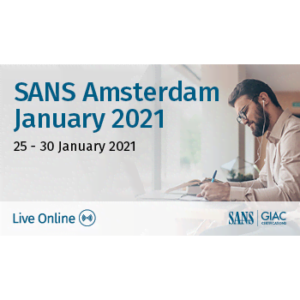 Calendar 2021_SANS Amsterdam Jan 2021_Virtual_25-30 Jan 2021