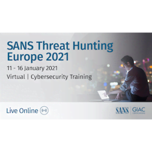 Calendar 2021_SANS Threat Hunting Europe 2021_Virtual_11-16 Jan 2021